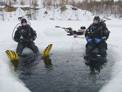 Погружение в Пашинский Гранитный Карьер, г.Коростень