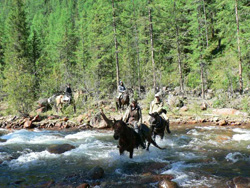 Конный поход в Екатериновские пещеры