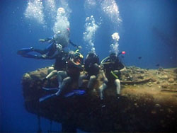 Дайвинг в Хургаде февраль 2002