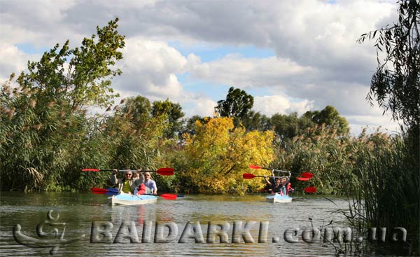 Байдарки на Северском Донце