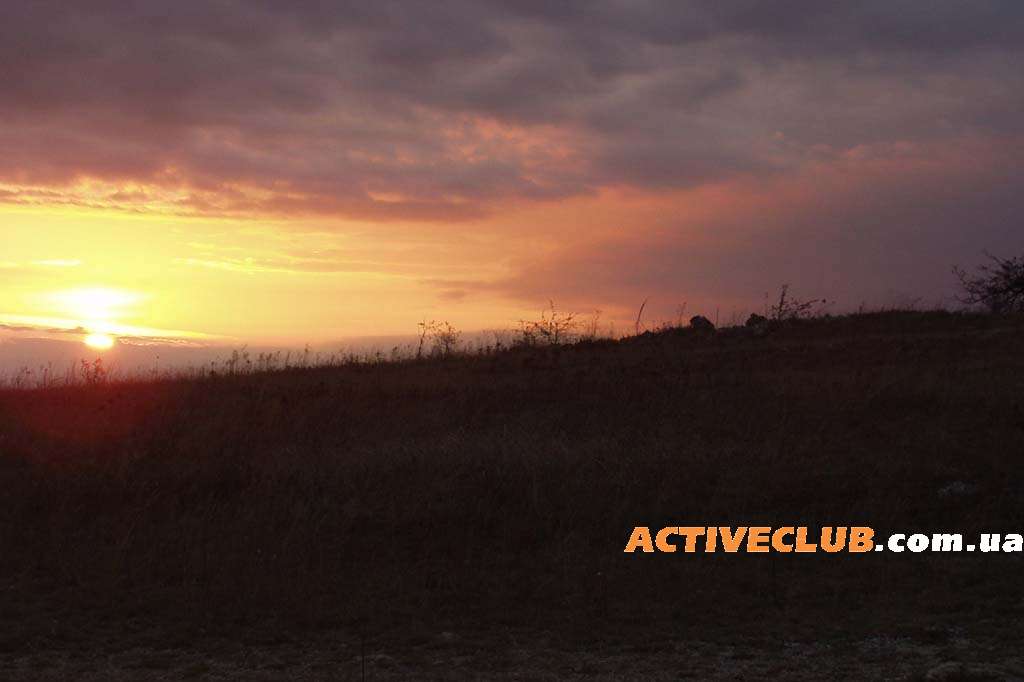 Фото закат на Долгоруковской яйле