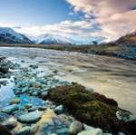 Фото горной реки Новой Зеландии