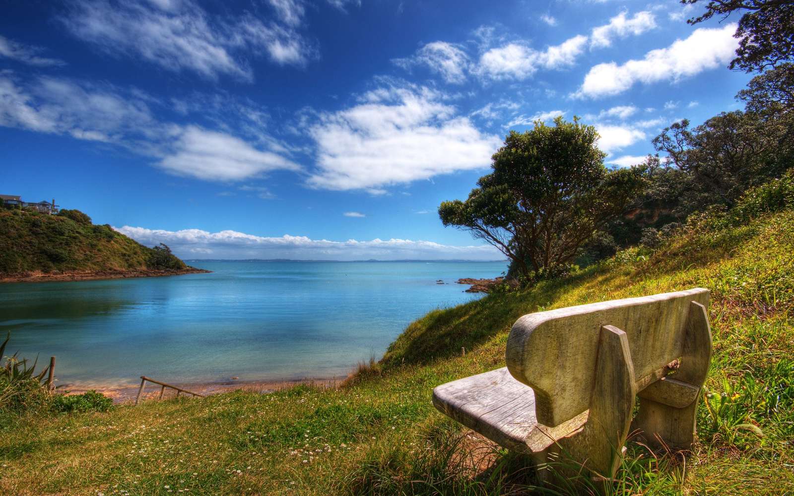 Замечательный вид на озеро, Новая Зеландия