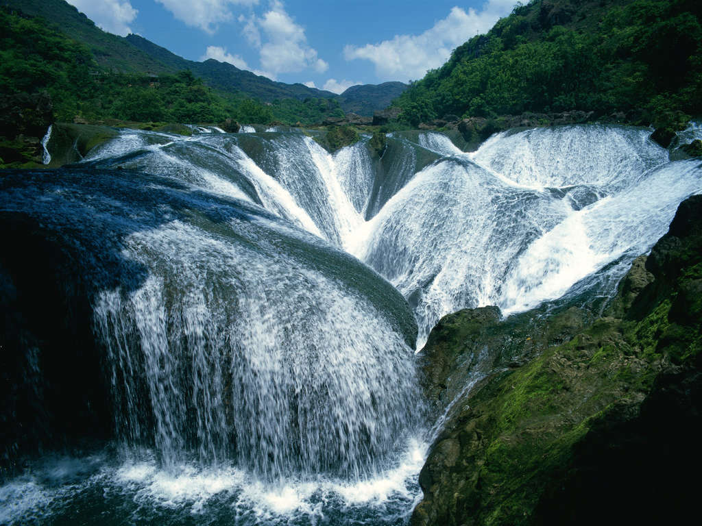 Водопад в Китае