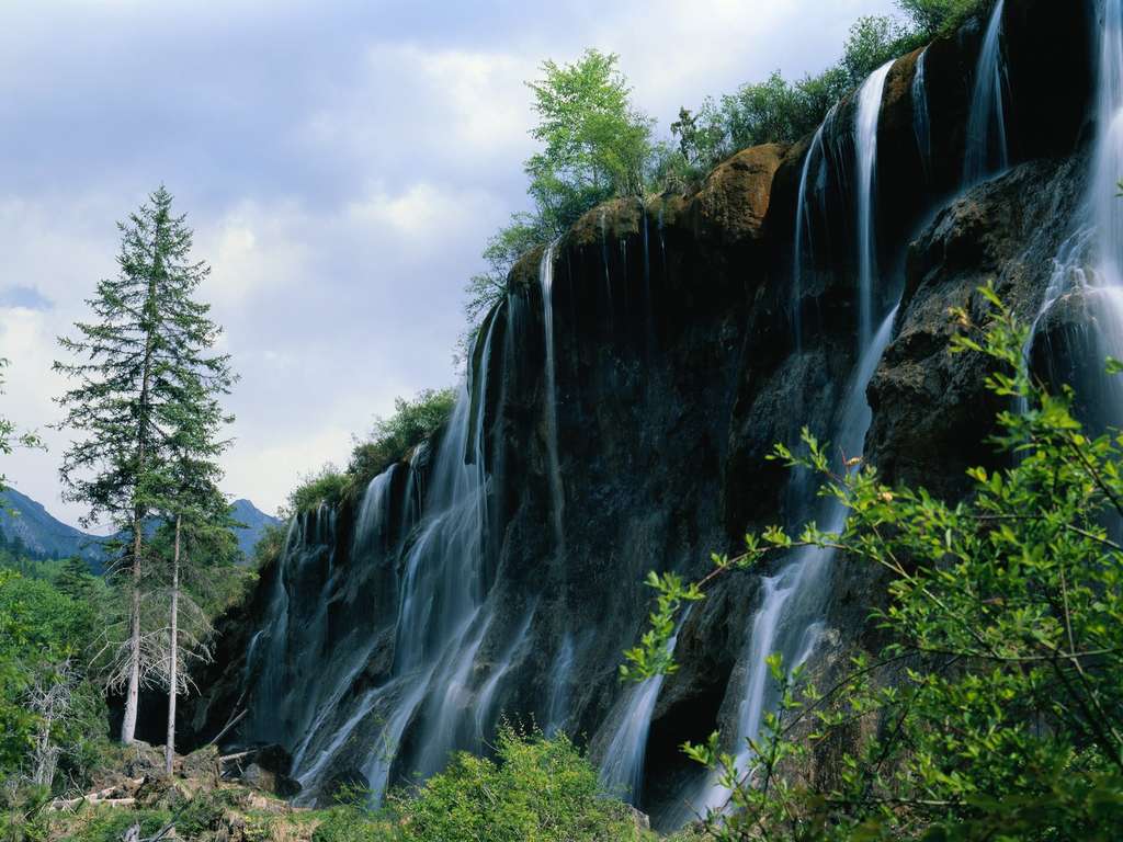 Удивительные водопады в Китае