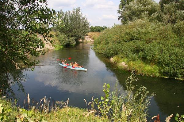 Байдарка на Орели